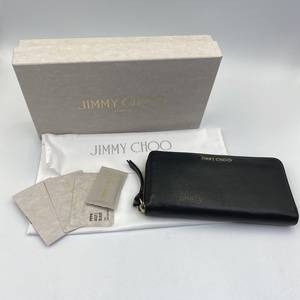 JIMMY CHOO PIPPA 長財布＜財布＞ジミーチュウ ブラック カードケース 札入れ コインケース