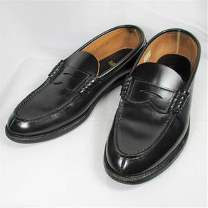即決★REGAL★26.5cm 定番 コインローファー リーガル メンズ 本革 本皮 黒 ブラック レザー シューズ ビジネスシューズ 革靴 靴 s029