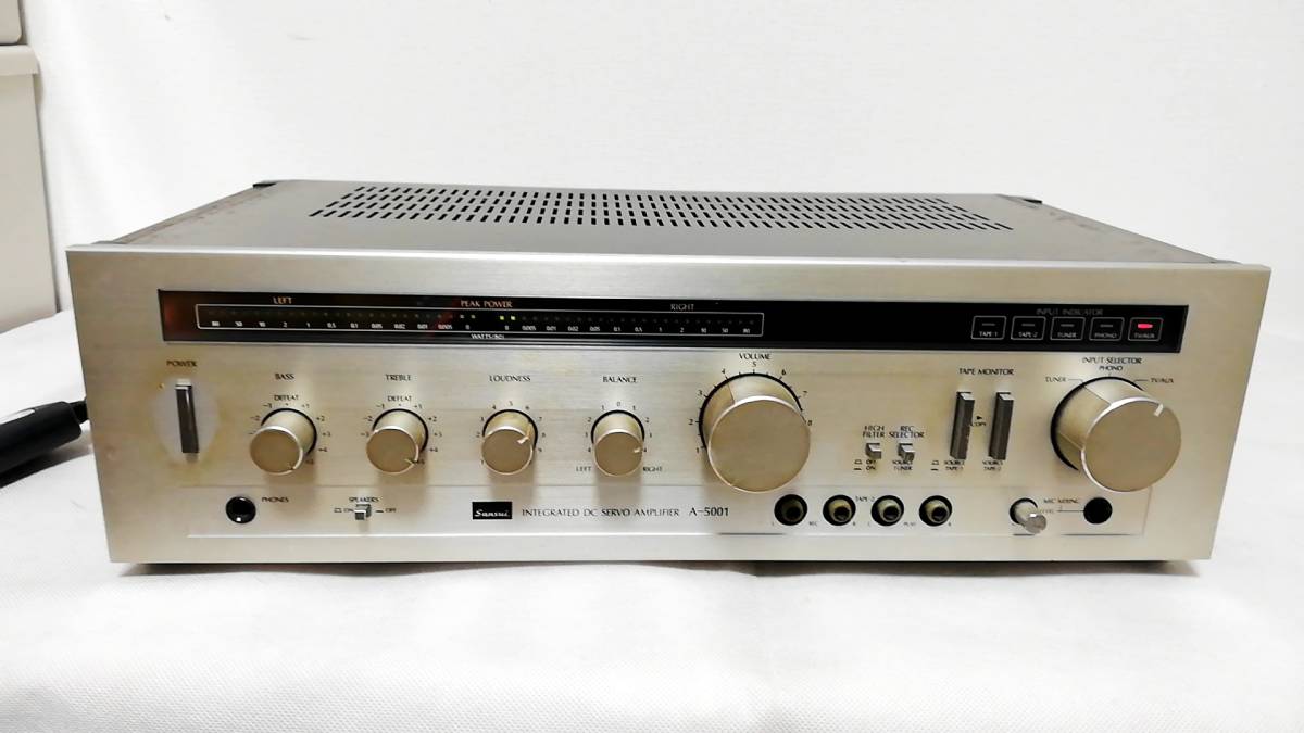石見銀山 必見レストア完動超美品!山水プリメインアンプA-5001\u0026