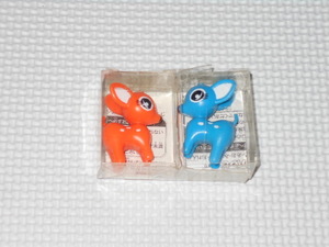  Bambi .. Bambi фигурка 2 шт. комплект orange * голубой 4cm* новый товар не использовался 