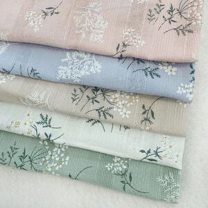 ★海外輸入生地★刺繍生地★2m★ブルー