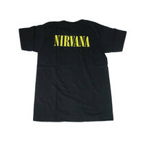 Nirvana カート・コバーン ロックバンド ニルヴァーナ ギター ストリート系 デザインTシャツ おもしろTシャツ メンズTシャツ 半袖 ★N340M_画像2