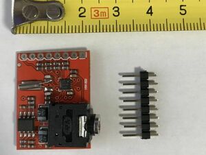 Si4703 RDS RBDS Arduino AVR PIC ARM FM ラジオチューナー PCB ブレークアウト評価ボード アンプ 3.5mm ジャック出力 HW-322