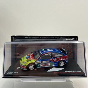 デアゴスティーニ ラリーカーコレクション 1/43 #114 フォード フォーカス RS WRC 2008年 ヨルダンラリー FORD FOCUS ミニカー モデルカー