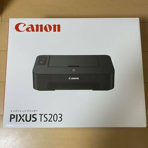 Canon PIXUS インクジェットプリンター TS203 新品未使用　インクなし　送料無料　保証書付き