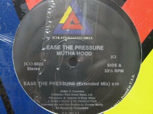 12SEALED未開封!★MUTHA HOOD / Ease The Pressure (US HOUSE)　