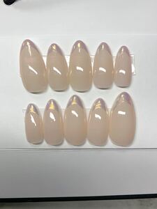 ネイルチップ オーロラフレンチ No.44