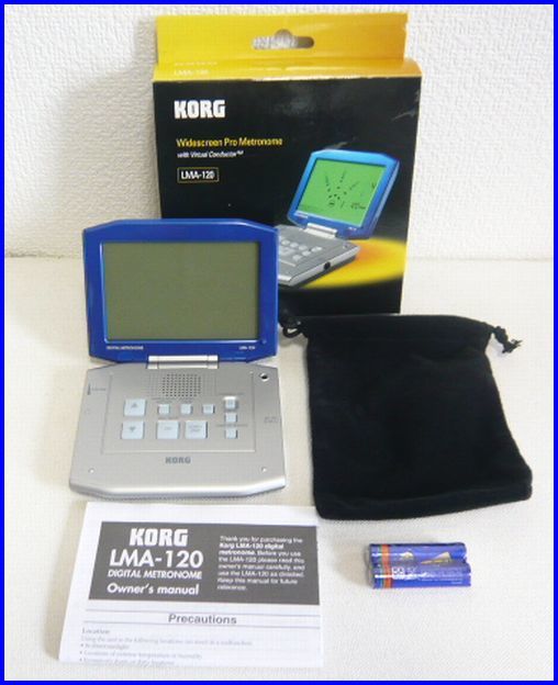 室外 KORG メトロノーム LMA-120 その他 KORG コルグ 大型LCD採用 デジタル・メトロノーム LMA-120