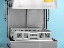 サニジェット 食器洗浄機 W887×D760×H1370 SD113GSAH 2015年 三相200V＆LPガス ブースター付 60Hz西日本専用 厨房/商品番号:220425-Y2_画像4