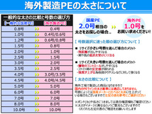 100m PEライン 1.5号/16lb 9編 投げ釣り 船釣り エギング ジギング タイラバ 船 深海 ルアー シーバス 釣り糸 リール_画像2