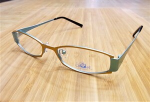 【t-4】未使用 ELCE フランス製【51 □ 18 135】SEEBLUE SB-95 金属製 眼鏡 メガネフレーム
