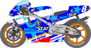 1/12モビスターホンダNSR500 [D1024]