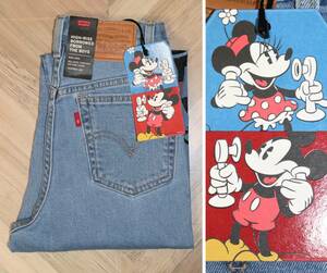 特価即決【新品】 LEVI'S × DISNEY ★ HIGH-RISE BORROWED FROM THE BOYS ストレッチデニム (W23) ★ リーバイス ディズニー ハイライズ