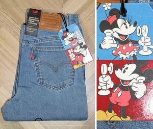  free shipping special price prompt decision [ new goods ] LEVI'S × DISNEY * HIGH-RISE BORROWED FROM THE BOYS stretch Denim (W24) * Levi's Disney 