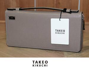 特価即決【新品】 TAKEO KIKUCHI ★ スマートセルバッグ キャビアシボレザー ★ タケオキクチ 税込定価2万4200円 品番745211 クラッチ