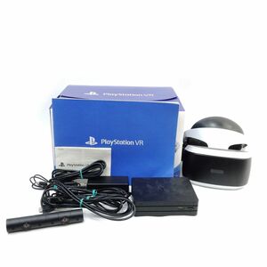 052 通電確認済 SONY ソニー PlayStation VR PlayStation Camera カメラ同梱版 CUHJ-16003 ※現状品