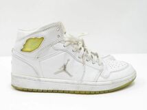 153/【鑑賞用】NIKE ナイキ AIR JORDAN 1 RETRO エアジョーダン レトロ 306000-101 US7 25cm 箱無 ※現状品_画像3