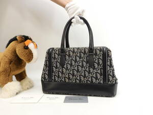  Christian Dior ручная сумочка Toro ta- Denim чёрный пепел ob утечка прекрасный товар @BOB0023