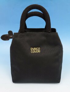 ENRICO COVERI エンリココベリ ハンドバッグ ブラック