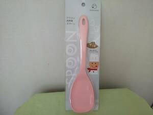 [ postage 520 jpy ][ unused goods ]( have ) large Izumi compound silicon . cooking spoon rose red 