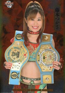 21 BBM 女子プロレス 藤本つかさ インサートカード(SP5）