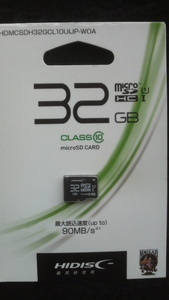☆　micro SD CARD マイクロSDカード HCI 32GB CLASS10　 管理番号1N ☆