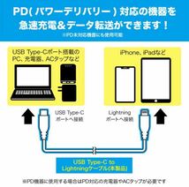 iPhone Type C to Lightning ケーブル iPhone SE2020急速充電 USB C ライトニング Power Delivery iPhone 13 対応 超高耐久 2M レッド_画像6