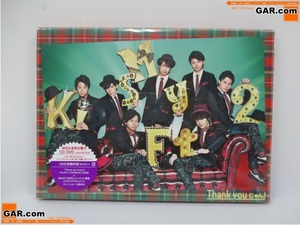 J356 未開封/新品？ Kis-My-Ft2/キスマイ Thank youじゃん！ 初回生産限定盤B CD+DVD シングル ジャニーズ