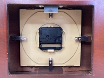 SEIKO セイコー　QUARTZ クォーツ 木製 ゴールド　置時計 QW454B　現状品　ジャンク_画像10