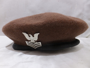 NATO WOOL BERET NATO軍 ウールベレー帽 帽子 サイズ61 ブラウン