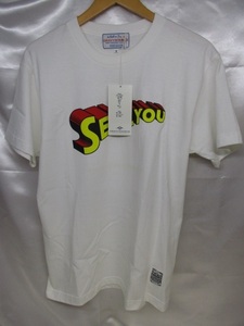 GRAVYSOURCE グレイビーソース 両面プリントTシャツ サイズM タグ付き ホワイト/白 メンズ 日本製