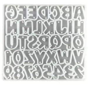 アルファベット 数字 シリコンモールド
