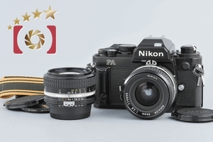 【中古】Nikon ニコン FA ブラック + Ai-S NIKKOR 24mm f/2.8 + Ai NIKKOR 50mm f/1.4