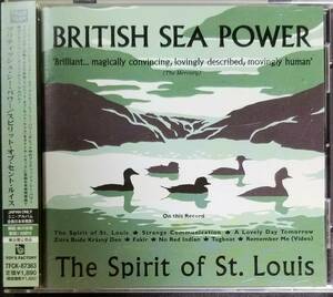 R65帯付き日本盤/送料無料■ブリティッシュシーパワー(BritishSeaPower)「TheSpiritOfStLouis」CD