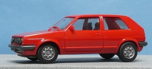 宅急便コンパクト発送 1/87 Herpa 2051 VW Golf GTi 2Dr 赤 中古・現状・1輌