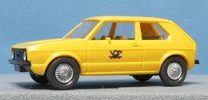  takkyubin (home delivery service) compact shipping Wiking 49 VW GoLF1 Germany ream . mail used * present condition *1.