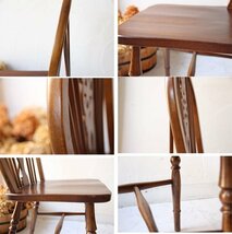 ■店頭価格　￥３３０００■ホイールバックチェア８６■ウィンザーチェア 木製・古木椅子 イギリスビンテージ_画像8