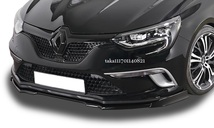 2017- ルノー メガーヌ 4 GT スポーツツアラー フロント リップ スポイラー/ スプリッター エプロン バンパー ディフューザー カバー_画像1
