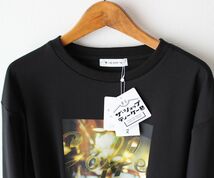 新品タケオキクチ THE SHOP TK キーコーヒー KEY COFFEE フォトプルオーバー ロングTシャツ 黒　Lサイズ メンズ_画像3