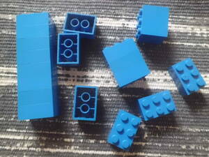 LEGO レゴ 2x3　ブロック 青 ブルー　19個　送料140円～