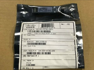 送料無料★未使用未開封品 Cisco DS-SFP-FC8G-SW 8 Gbps Fibre Channel SW SFP+ LC Spare　8GB