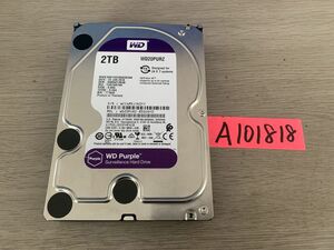 送料無料 WD20PURZ-85GU6Y0 HDD Purple 2TB 3.5インチ SATA HDD2TB使用時間8405H★A101818