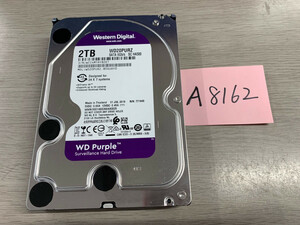 送料無料 WD20PURZ-85GU6Y0 HDD Purple 2TB 3.5インチ SATA HDD2TB 使用時間9021H★A8162