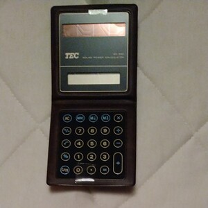 折りたたみ携帯用電卓