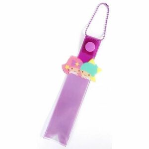 .*[ Sanrio ] silver te holder Little Twin Stars dark red .i idol series silver tape holder ki Kirara purple .. purple R408_Z1