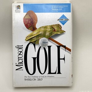【未使用 / 送料230円】 Microsoft Golf The Challenge of Golf for Windows Ver. 1 マイクロソフト ゴルフ No.20408