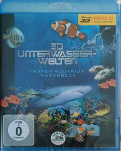 即決 送料無料 日本未発売 水中世界-熱帯水族館ハーゲンベック 3D ブルーレイ 輸入盤 Blu-ray リージョンB アクアリウム 海水魚 熱帯魚