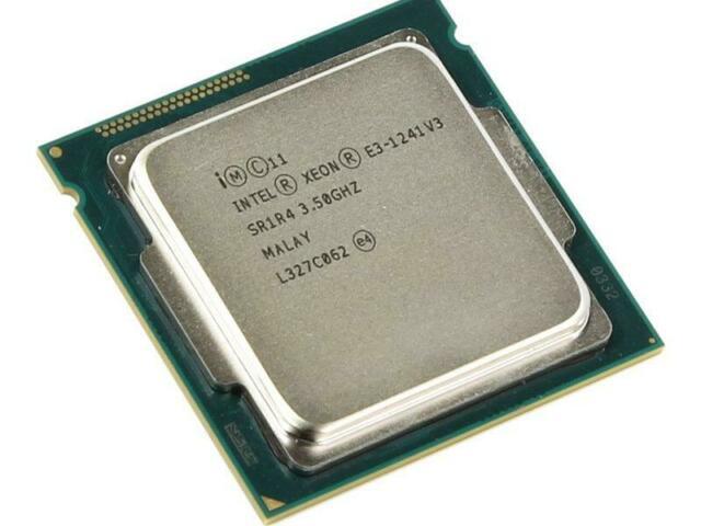 Intel XEON E3 1241 V3 3.50Ghz SR1R4 8mb LGA-1150 Quad Core CPU Processor 