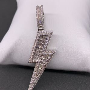 稲妻 サンダー 雷 カミナリ ブリンブリンネックレス ストリート シルバー