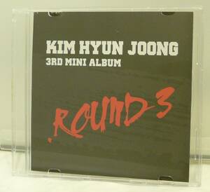 CD♪◆ジャンク◆USED◎KIM HYUN JOONG -キム・ヒョンジュン-◆3RD MINI ALBUM .ROUND 3　◆ ◎管理CD1772